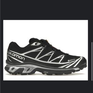 Salomon Xt-6 Black and Silver Shoes